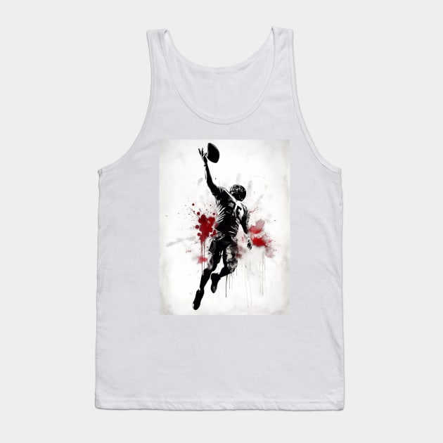 American Football Reception Tank Top by MrsDagger